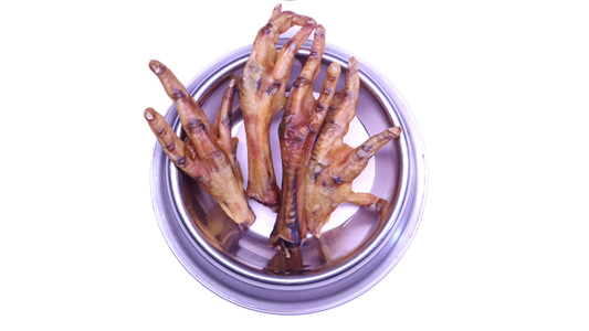 Patas de pollo deshidratadas 65 gramos (5u)