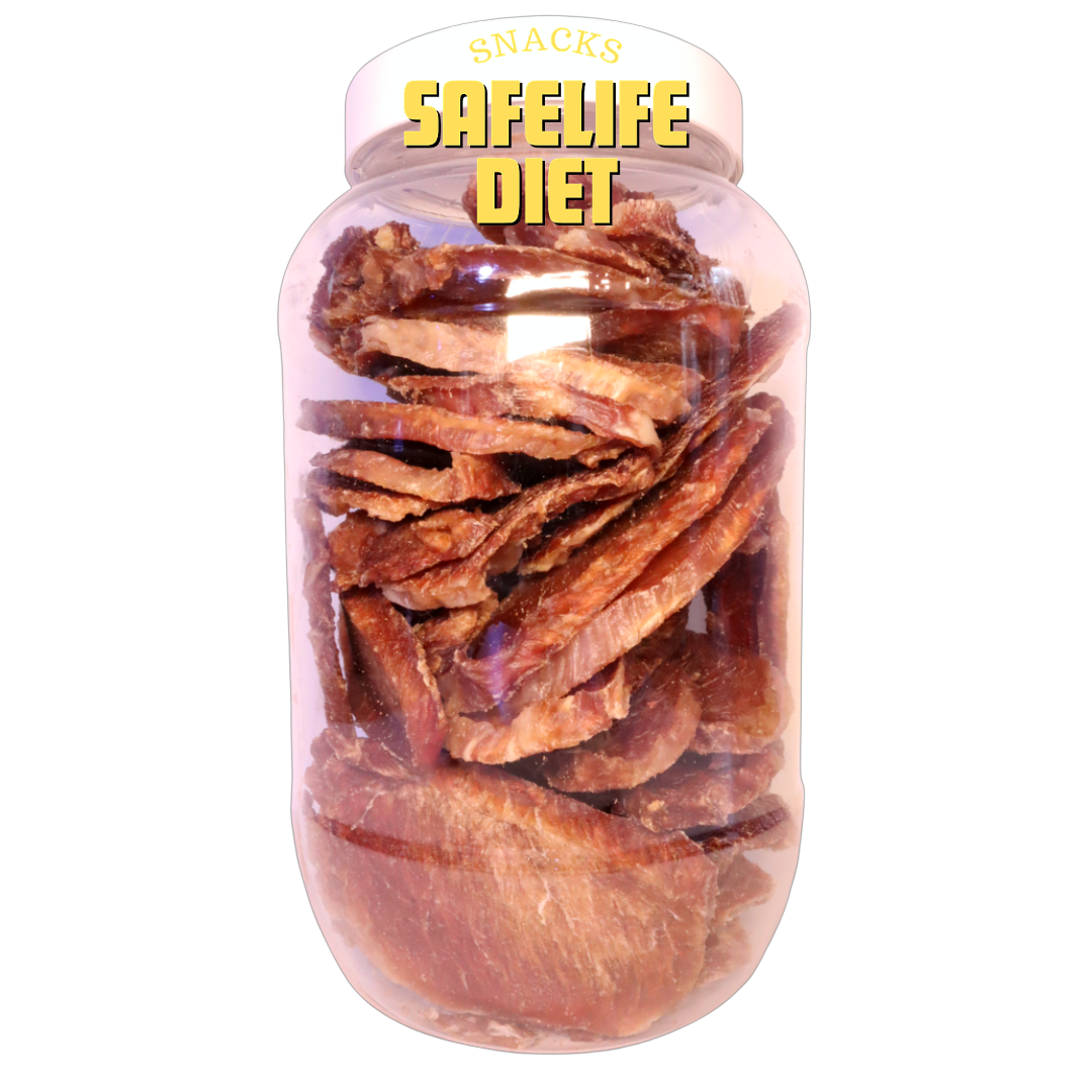 envase plastico de 700 gramos de lomo de cerdo sin etiqueta safelife diet