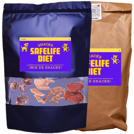 envases para el mix de snacks safelife diet de 300 gramos 2 variantes