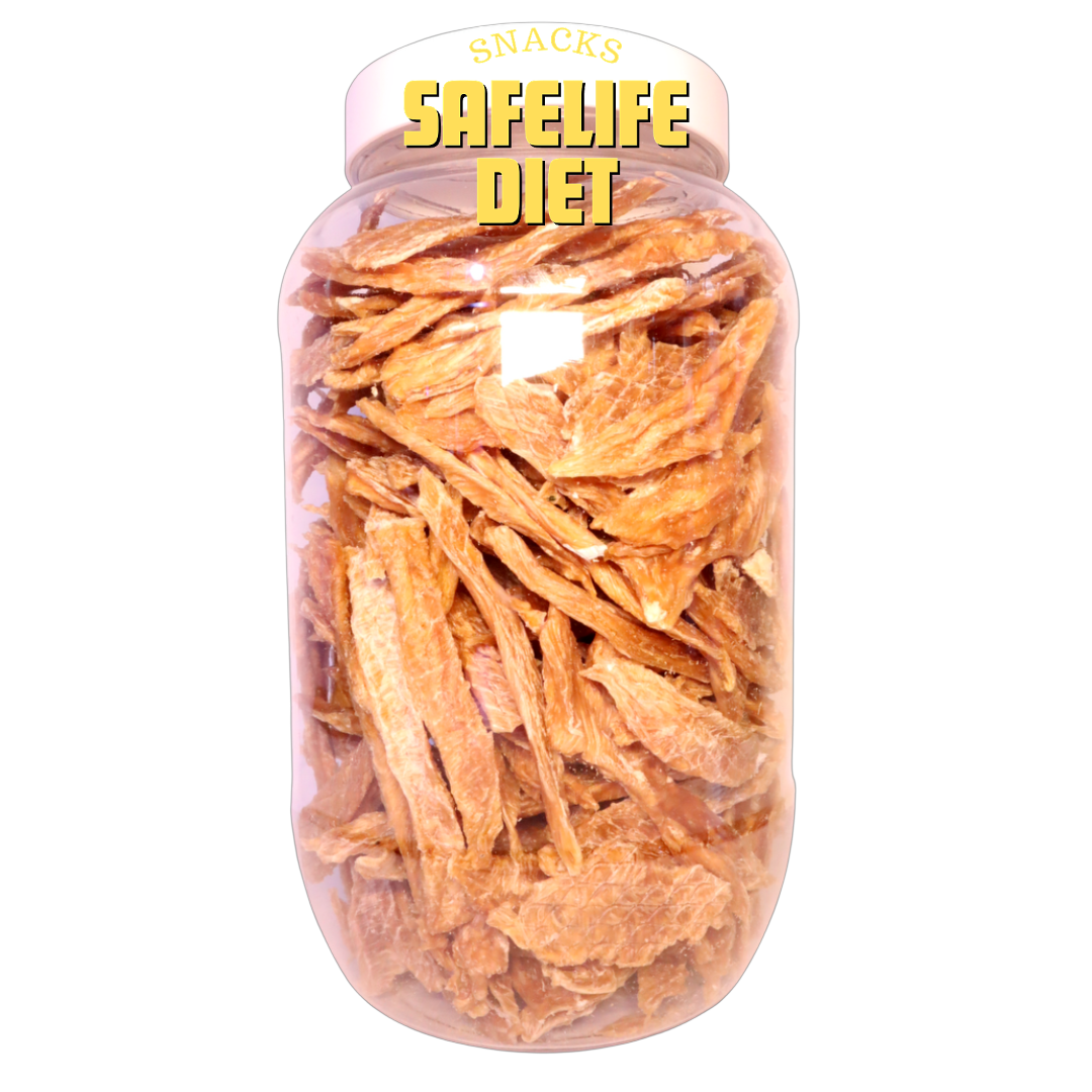 envase plastico de 700 gramos de pechuga de pollo sin etiqueta safelife diet